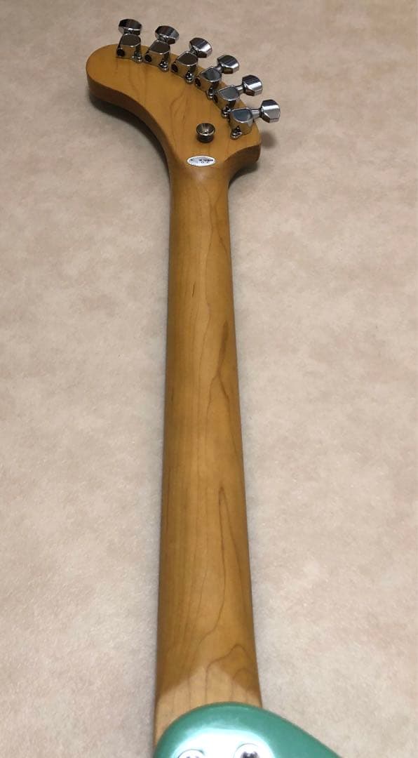 【超美品】ZO-3 グリーン アンプ内蔵ギター ディストーションSW付 ケース付