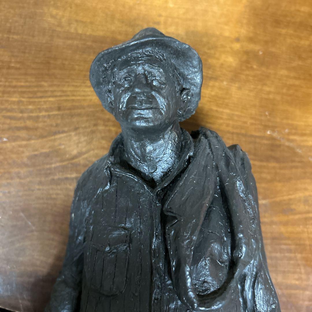 彫刻家 マイケルガーマン作 アンティーク アメリカンインテリア traveler