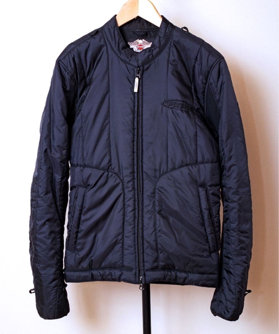 ハーレーダビッドソン FXRG レザージャケット ブラック/S