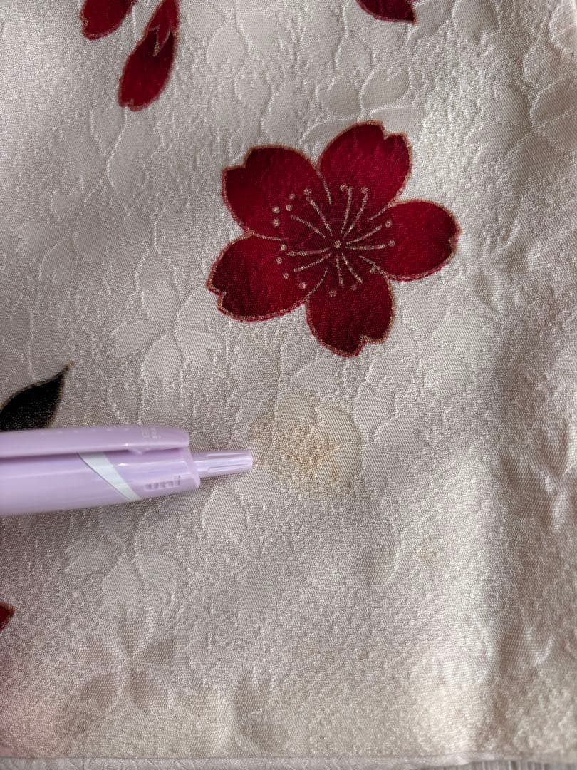 可愛い♡振袖フルセット（７点）　正絹　成人式　白・赤系