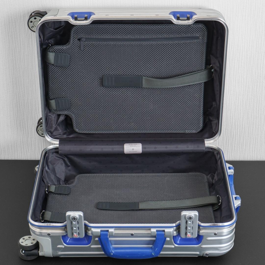 リモワ オリジナルキャビン ツイスト 35L ブルー 機内持ち込み 4輪 TSA