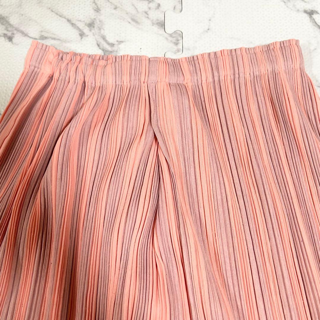 希少✨ プリーツプリーズ サルエルパンツ ピンク 異素材 サイズ3