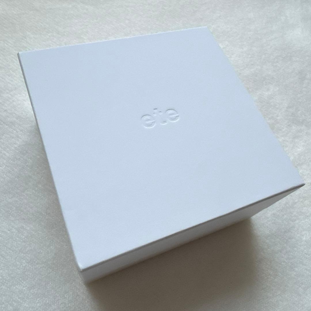 【美品】ete エテ ナチュラルストーンピアス　レッドアベンチュリン