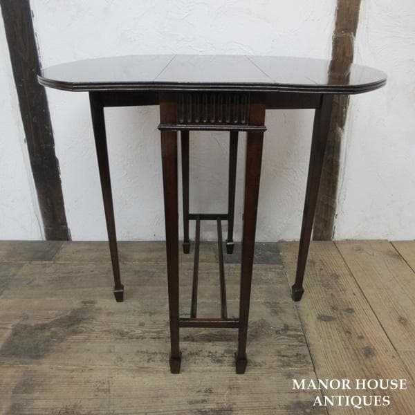 イギリス製 アンティーク 家具 サザーランドテーブル サイドテーブル 6148e