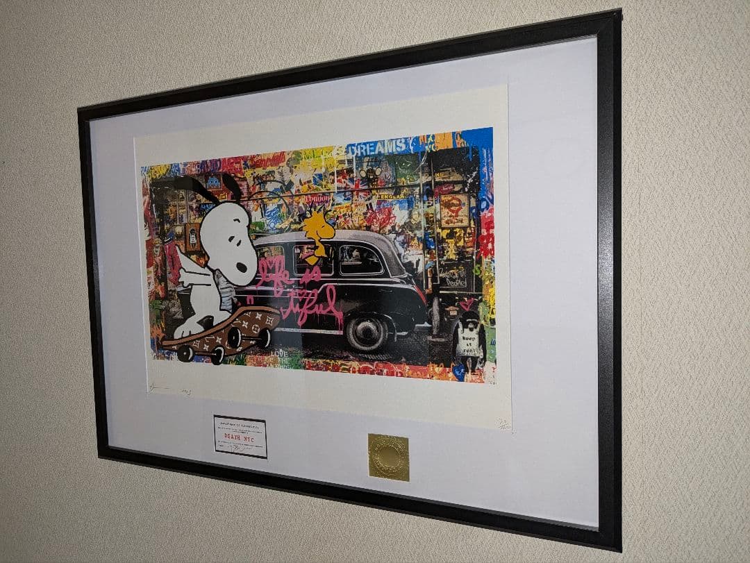 【額装セット】【DEATH NYC】SNOOPY＆FAMILY