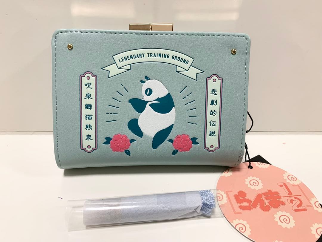 らんま1/2 財布 二つ折り muddie パンダ Pちゃん他 タッセル付き