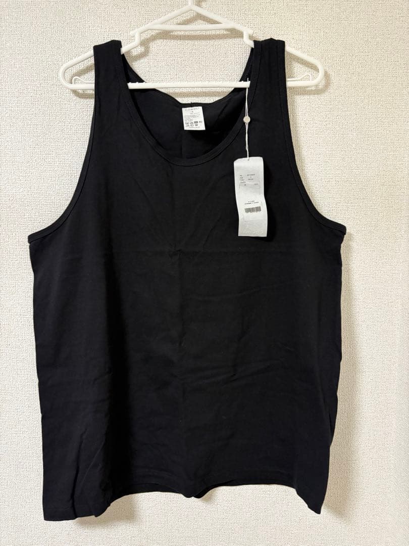 24SS COMOLI サープラスタンクトップ BLACK 2