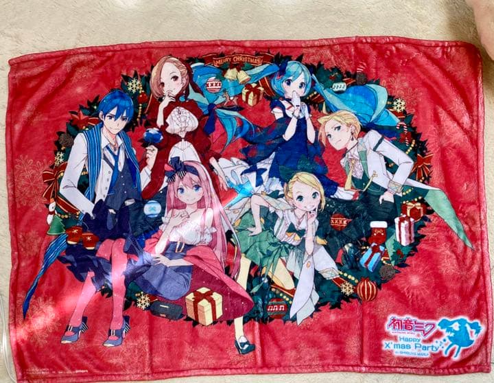 初音ミク クリスマス ブランケット　渋谷マルイ