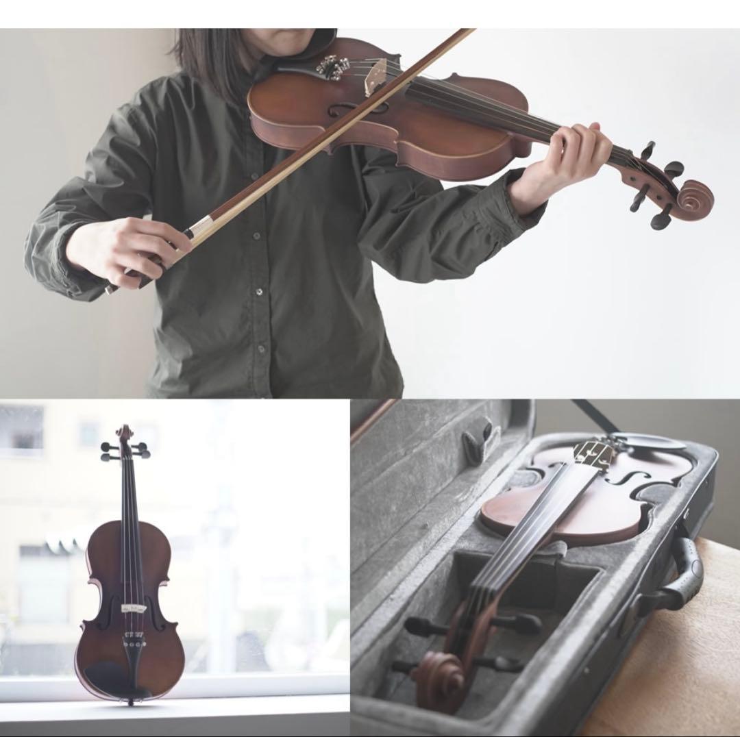 ✨美品、早い者勝ち！✨ ホワイト ヴァイオリンセット