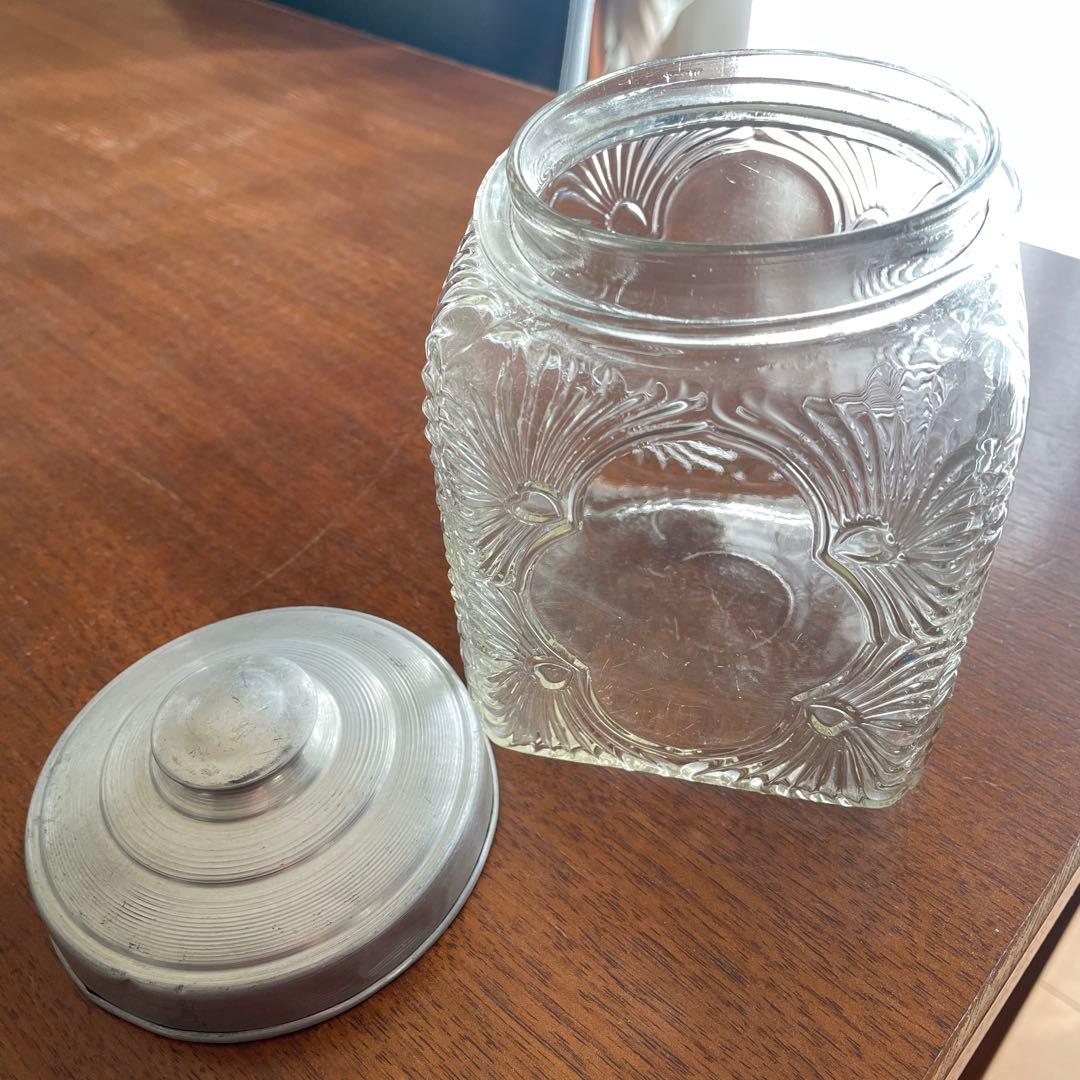 あめや瓶 シュガーポット ガラス瓶 和ガラス