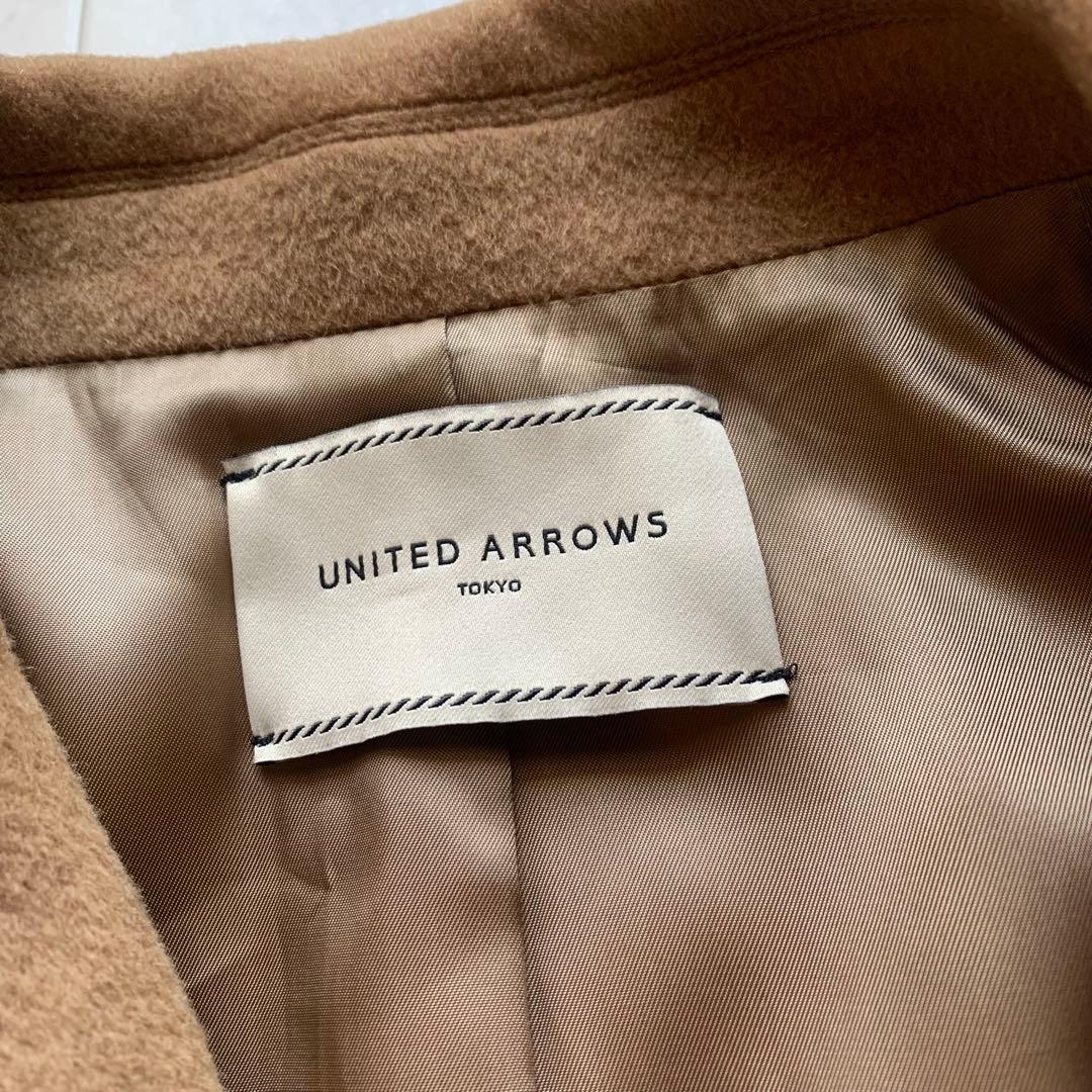 ユナイテッドアローズ UBCB ダブルテーラード チェスターコート キャメル
