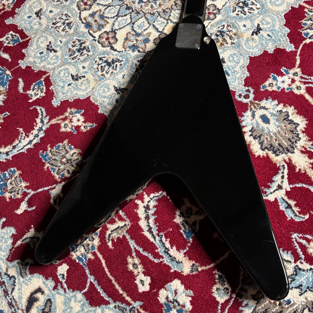 レア　Photogenic フライングV 変形ギター　ブラック