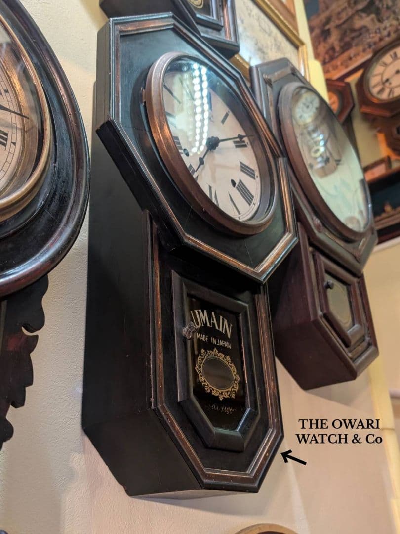 古時計　アンティーク掛時計　振り子時計　古掛時計　尾張時計