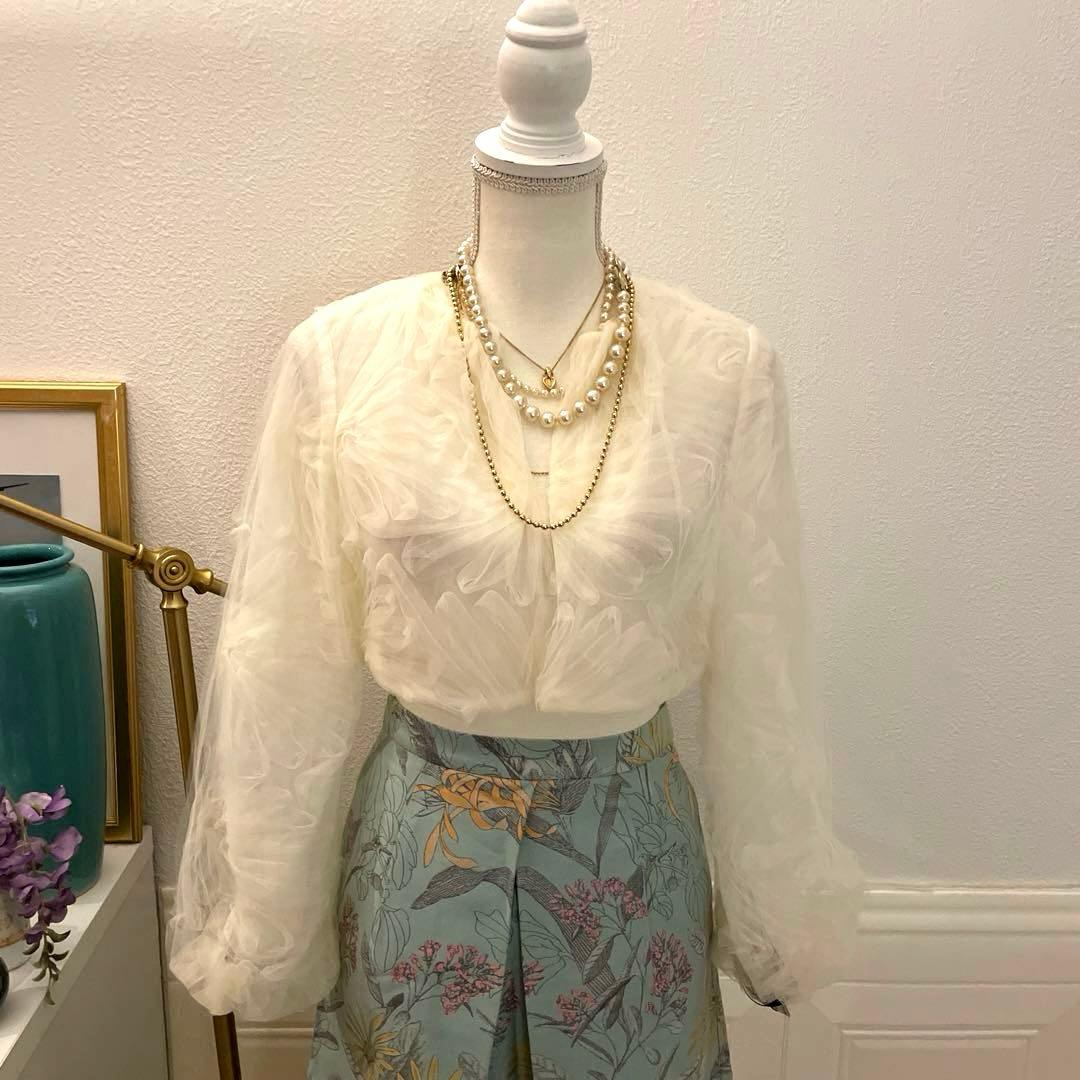 【3万円】ISETAN family sale フラワージャガード　スカート