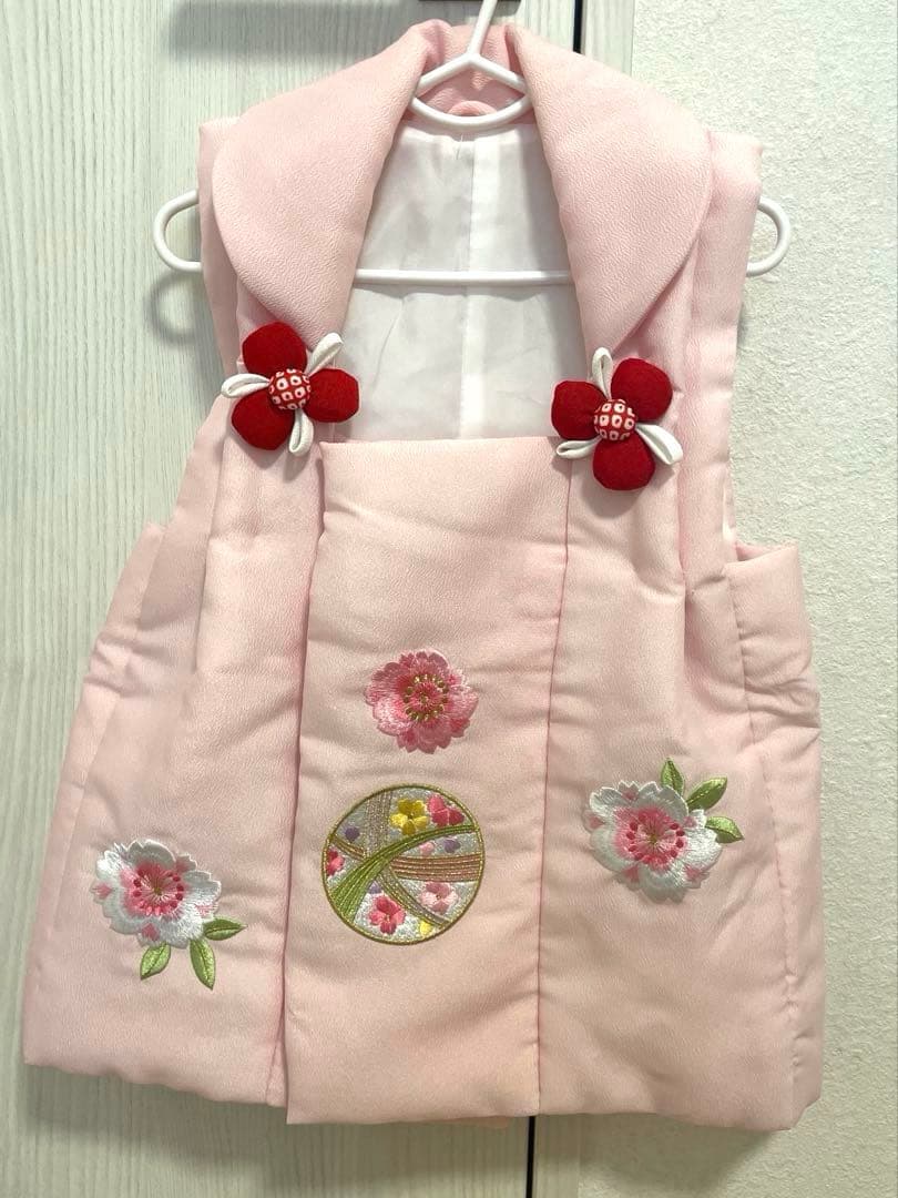 【美品】七五三　着物 3歳 被布 セット　花ひめ