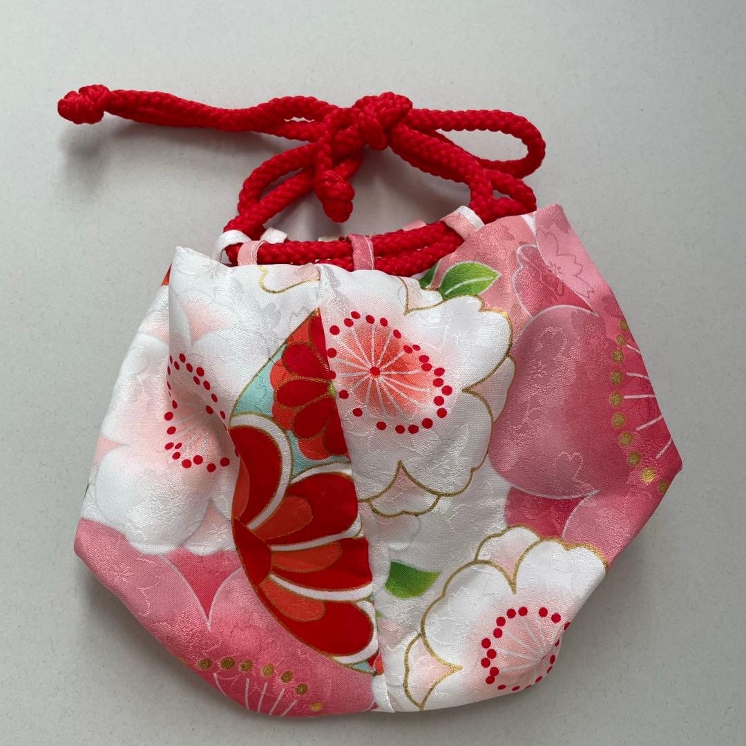 【美品】七五三　着物 3歳 被布 セット　花ひめ