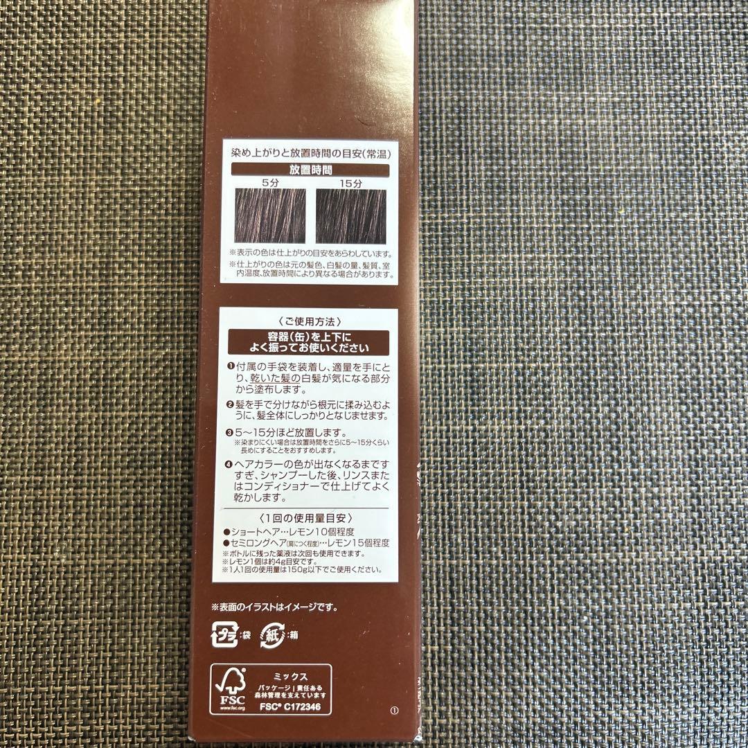 ヘアボーテ エクラ ボタニカルエアカラーフォーム　ダークブラウン150g×3本