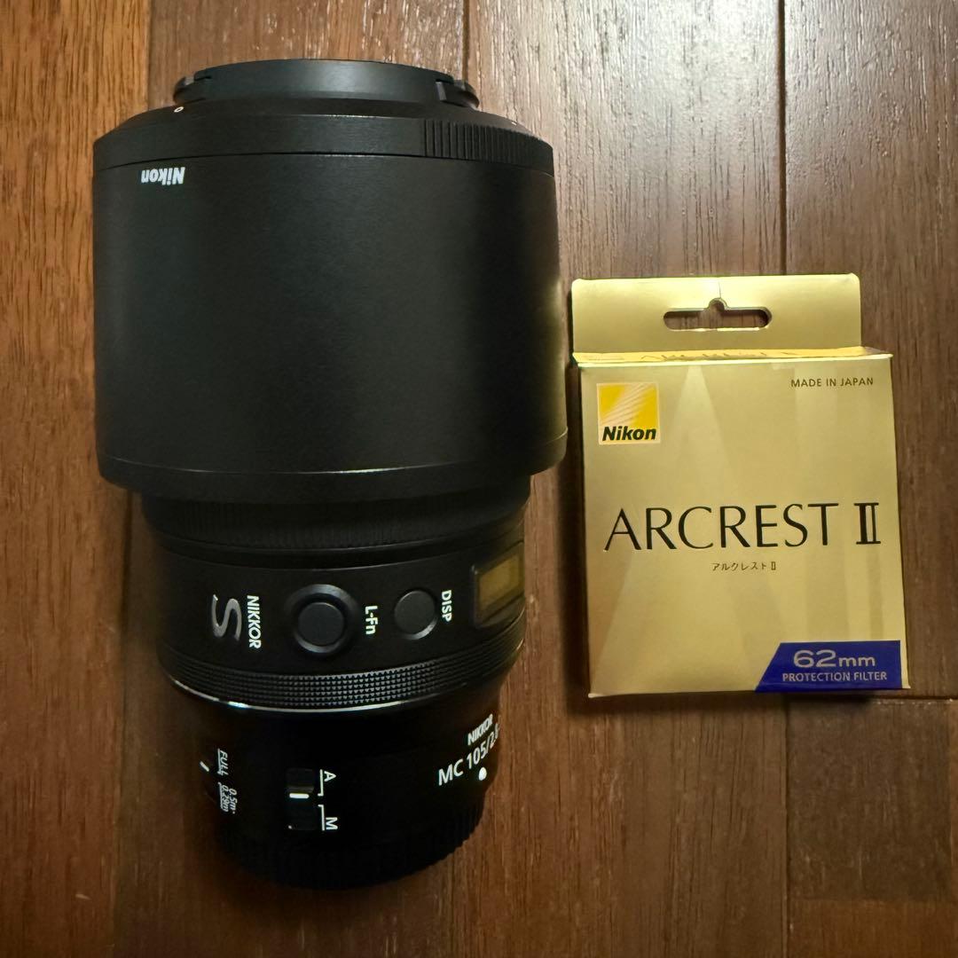 NIKKOR Z MC 105mm f2.8VR-S+ARCREST Ⅱ付