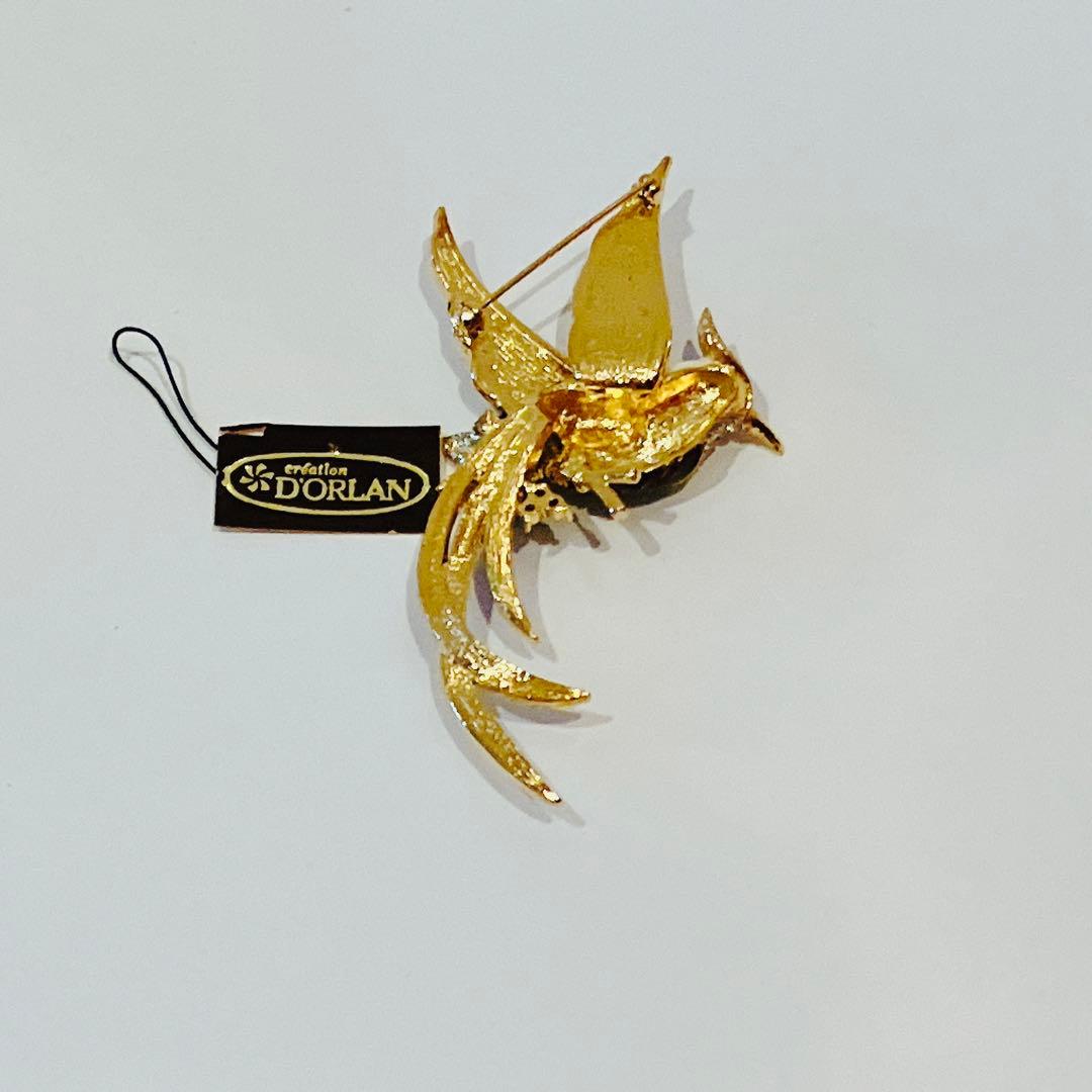 d*2様 DORLAN 鳥型ブローチ 約10cm