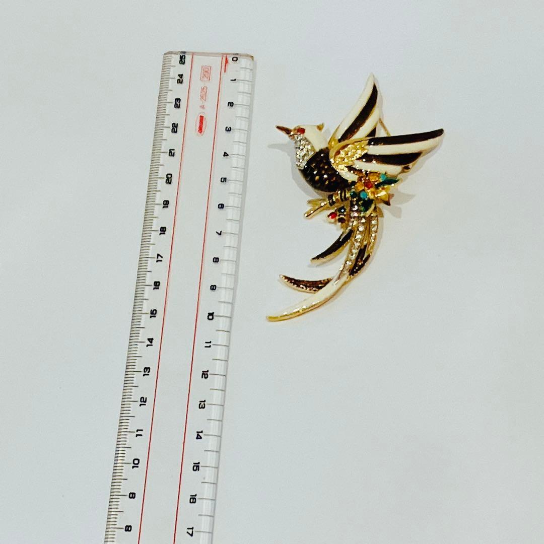 d*2様 DORLAN 鳥型ブローチ 約10cm