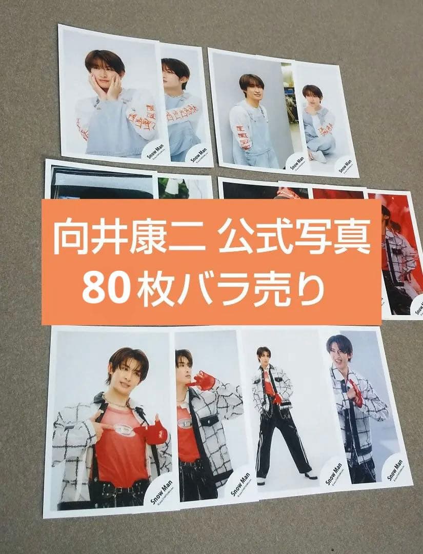 向井康二 公式写真76枚 バラ売り