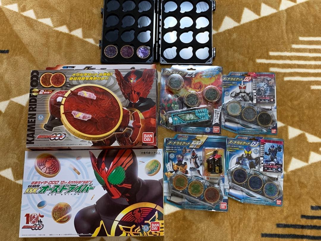 【美品】DXオーズドライバー&タジャスピナー&コアメダル　まとめセット