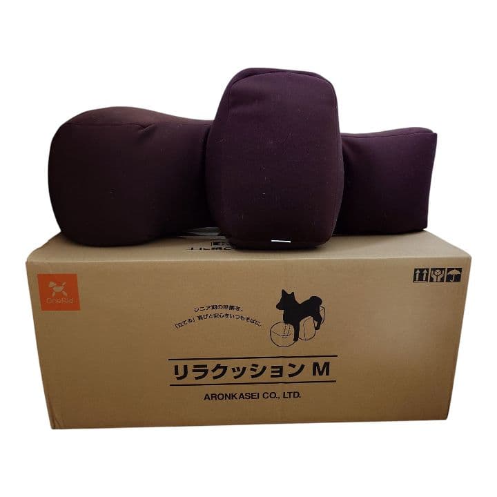 ワンエイド　リラクッション　M　ブラウン　老犬介護