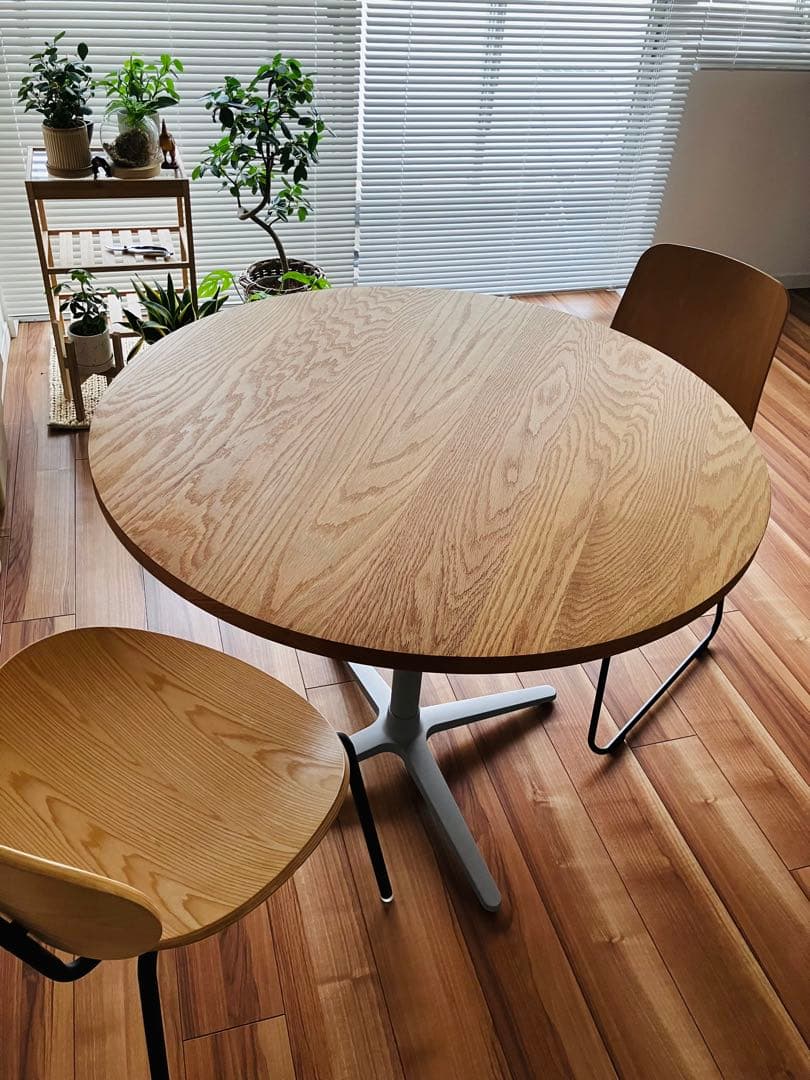 【グリニッチ】Round Cafe Table 900｜オーク【送料込】