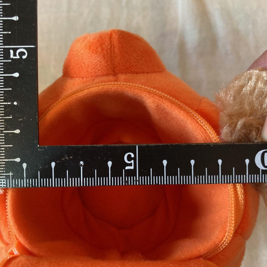 ぬいぐるみ　ユニベアシティ　ディズニー　小物入れ　φ8x5 カボチャ