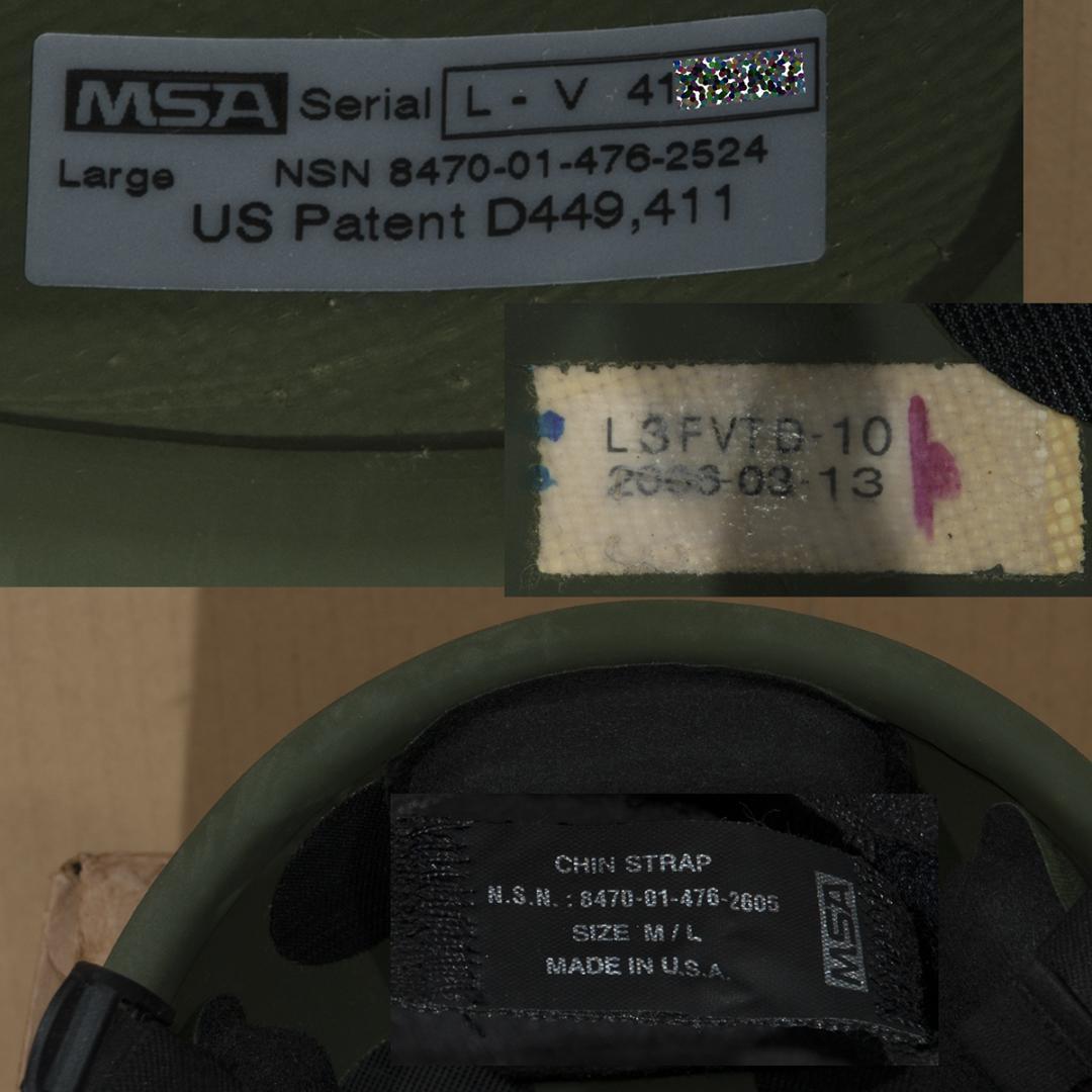 米軍実物 MSA　ACH　Lサイズ LARGE コンバット ヘルメット