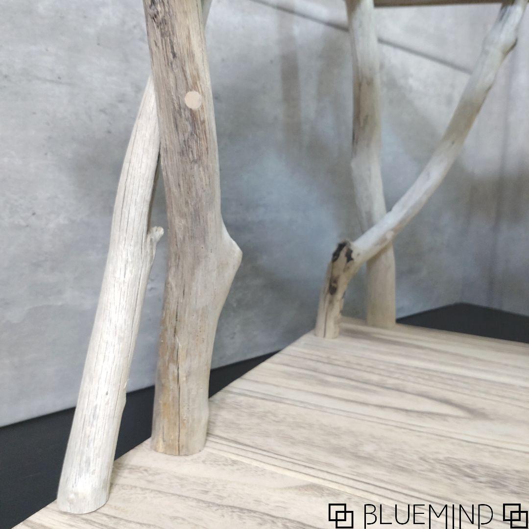 No.1201 ブルーアクリルの流木テーブル 流木インテリア