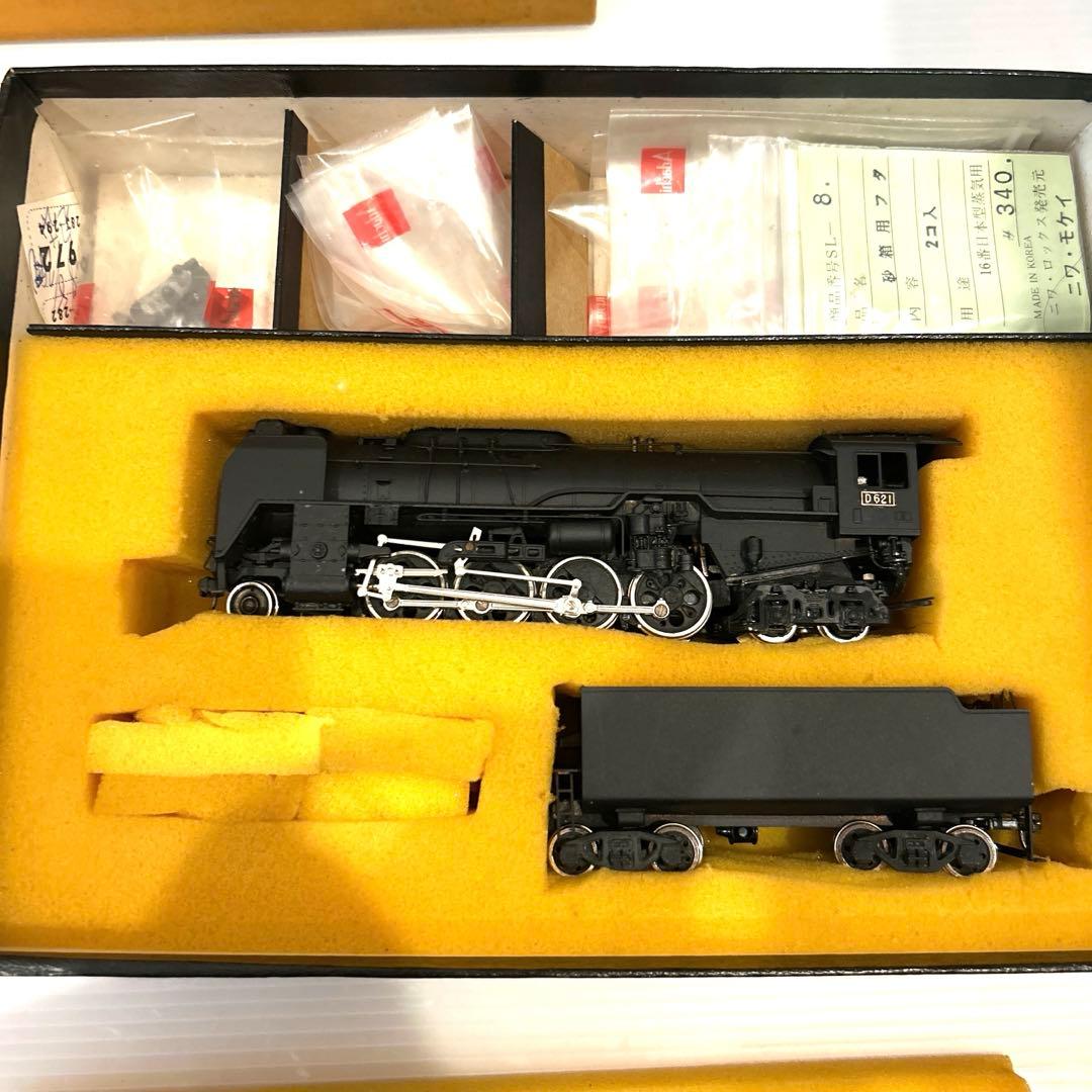 極美品　Adachi アダチ D62 蒸気機関車 HOゲージ 鉄道模型