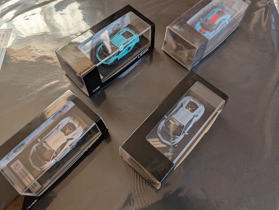 LIBERTYWALK ランボルギーニ アヴェンタドール　1/64 4台セット