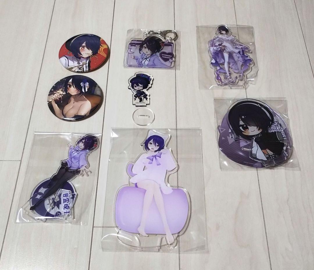 あおぎり高校　音霊魂子　アクスタ　キーホルダー　缶バッジ　8個セット
