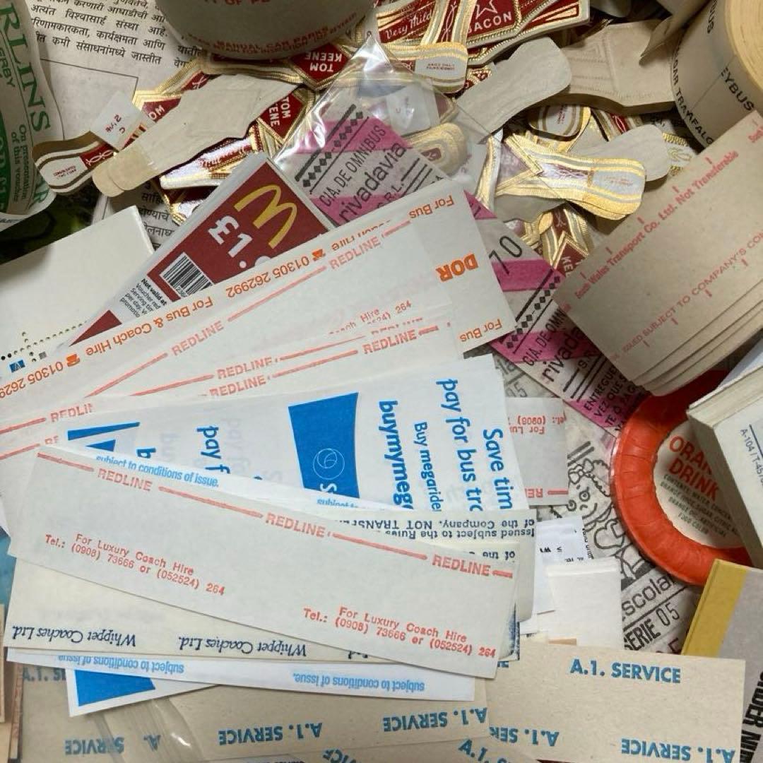 ブ*チ様 海外ロールチケット紙もの　まとめ売り