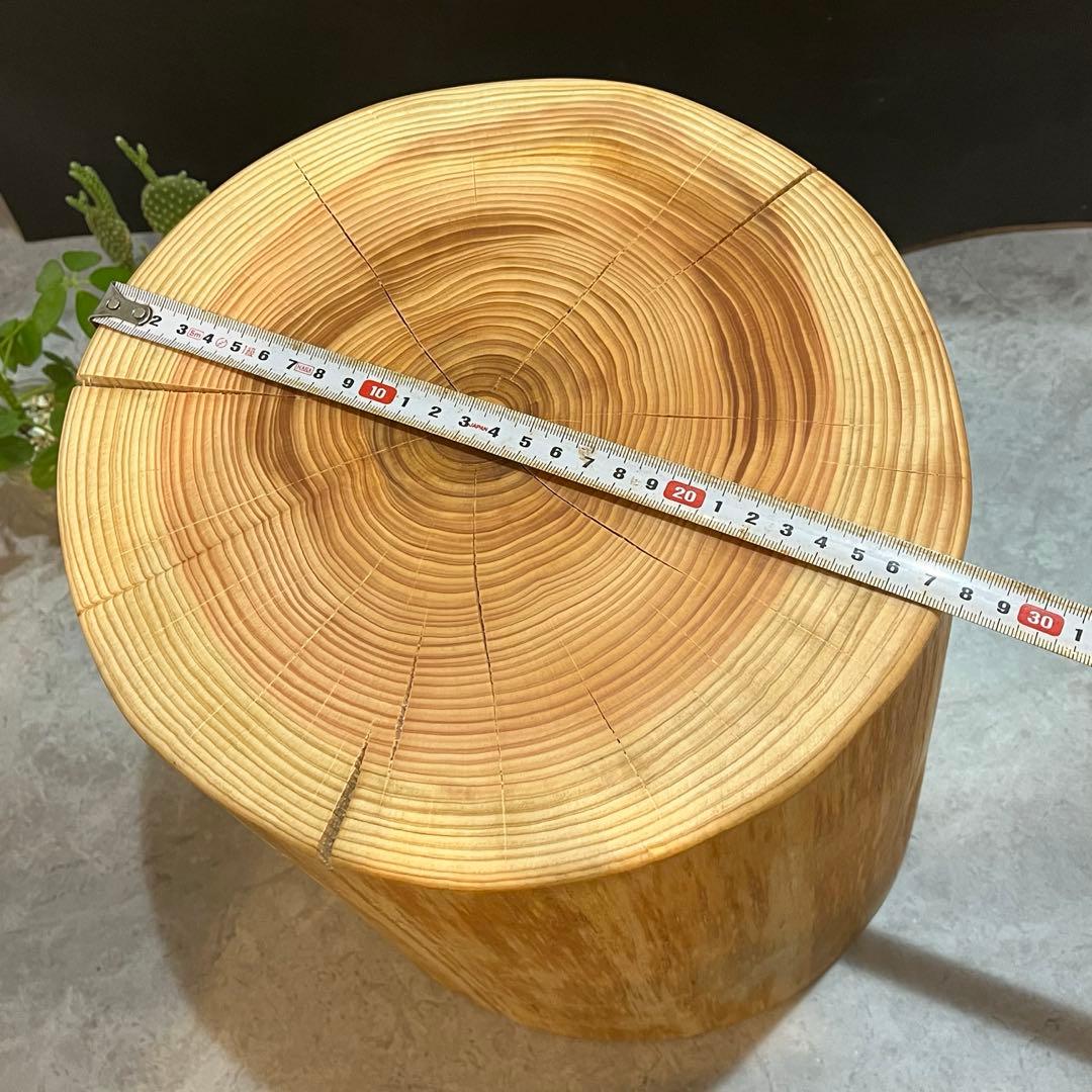 788 切り株　丸太　輪切り　スツール　丸太椅子　チェア　オブジェ　インテリア