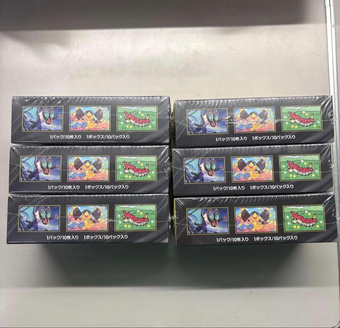 新品未開封シュリンク付　ポケモンカードゲーム MEGA ドリームex 6BOX