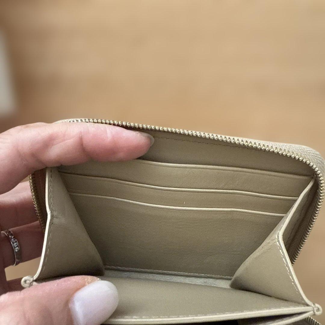 CELINE ゴールド スモールジップウォレット