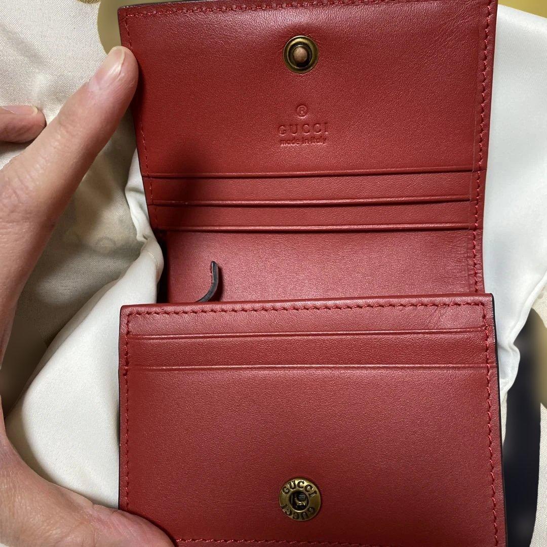 バリスタさん専用　GUCCI 二つ折り財布　チェリー