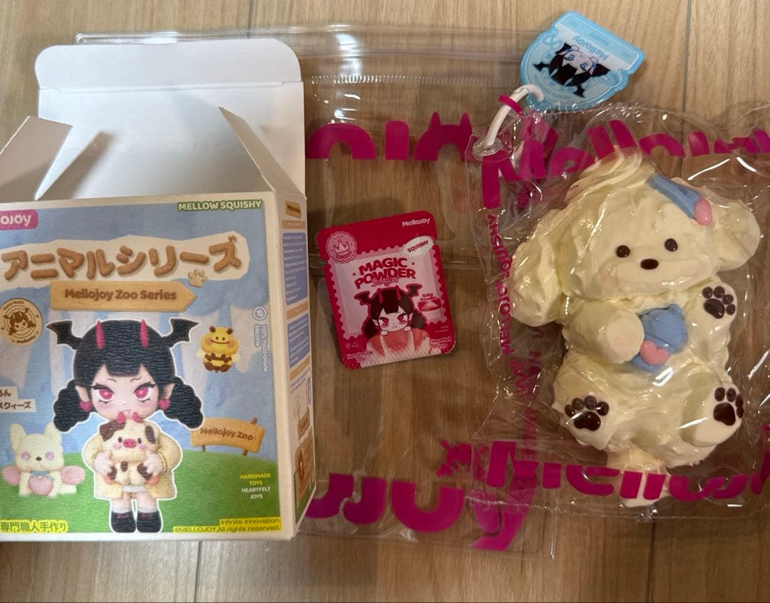 Mellojoy スクイーズ アニマルシリーズ クリームわん ゆきこ