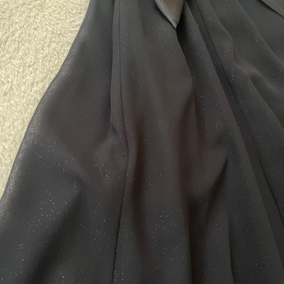 美品☆anySiSパーティドレス ホルターネック 結婚式 2次会 オンワード樫山