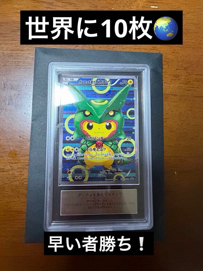 ポンチョを着たピカチュウ　レックウザVer　プロモ　230/XY-P　ARS10