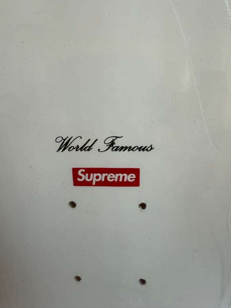 supreme シュプリーム スケボーデッキ 20周年 ホワイト