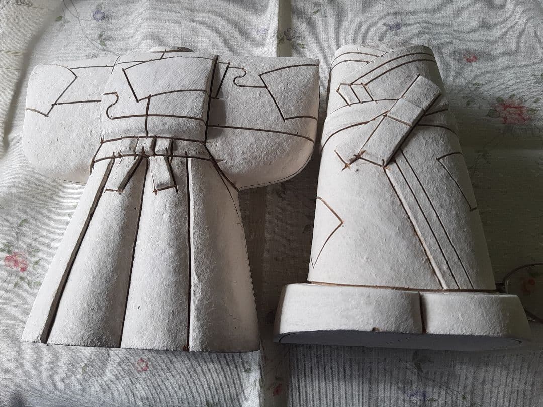 真多呂人形キット　元禄立雛　飾り台　金屏風つき