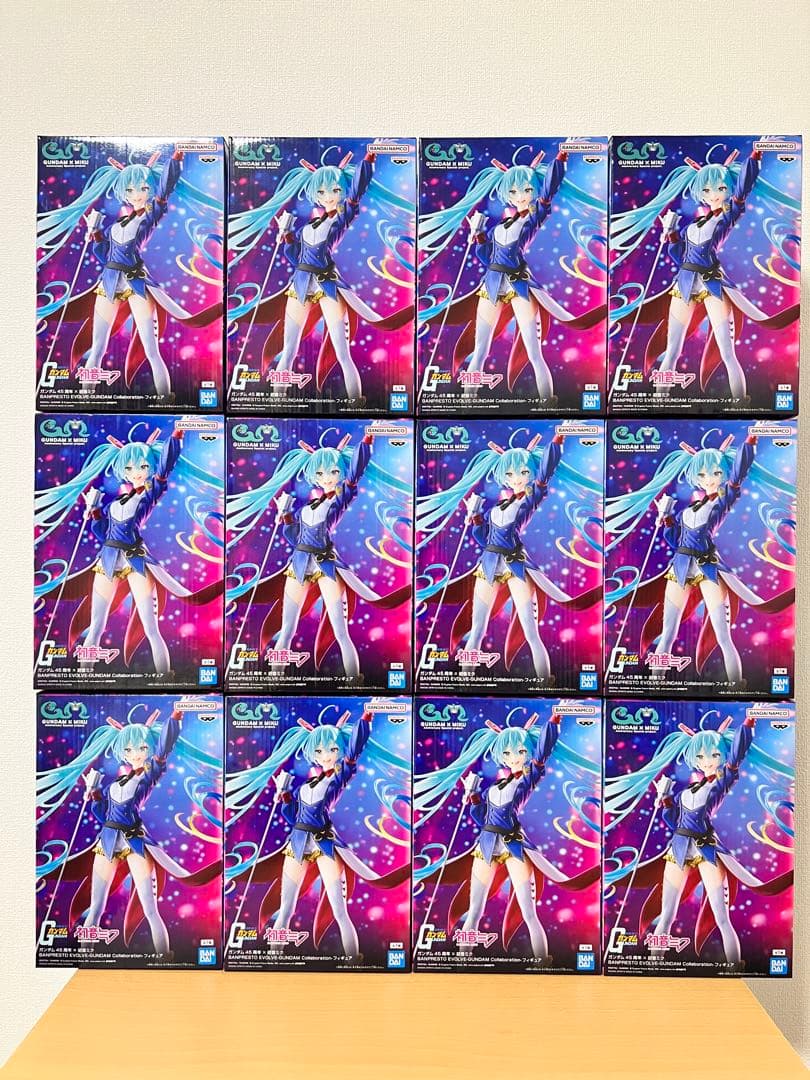 初音ミク ガンダム45周年×初音ミク フィギュア　12個セット