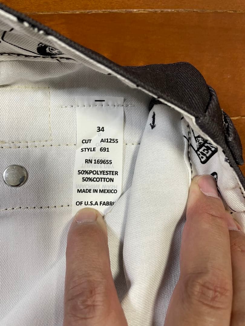 新品　BEN DAVIS BENS フリスコパンツ　グレー　ウエスト34