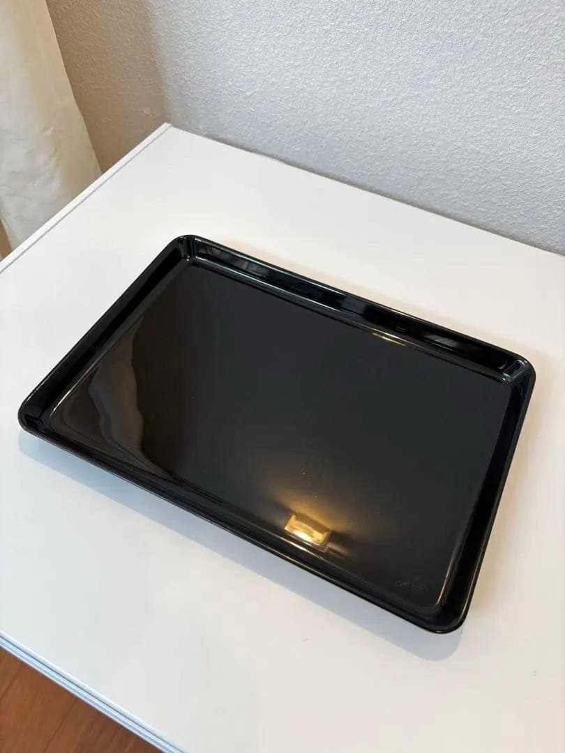 [未使用]越前塗り　木製　本漆塗り　進物盆　祝儀盆　長方形