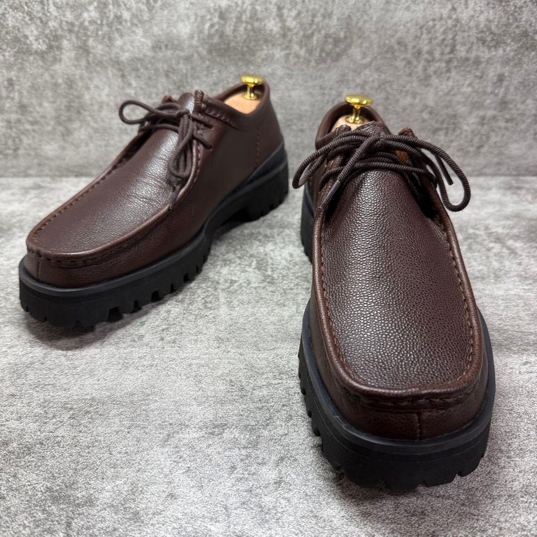 【未使用】CLARKS Walla Yukoner ワラビー　シボ加工　ブラウン