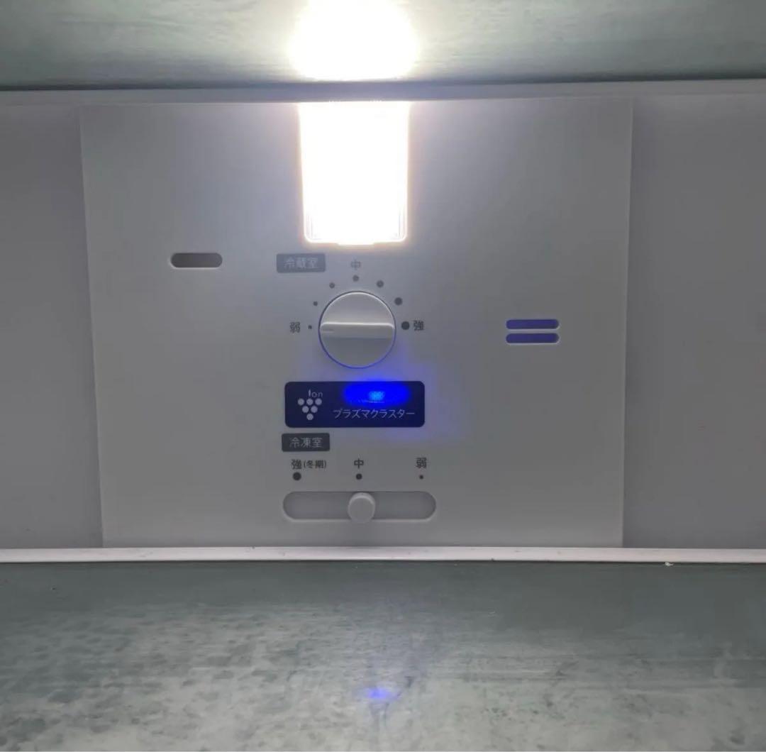 《SHARP》冷蔵庫 SJ-GD15G-B ブラック系 鏡面ドア