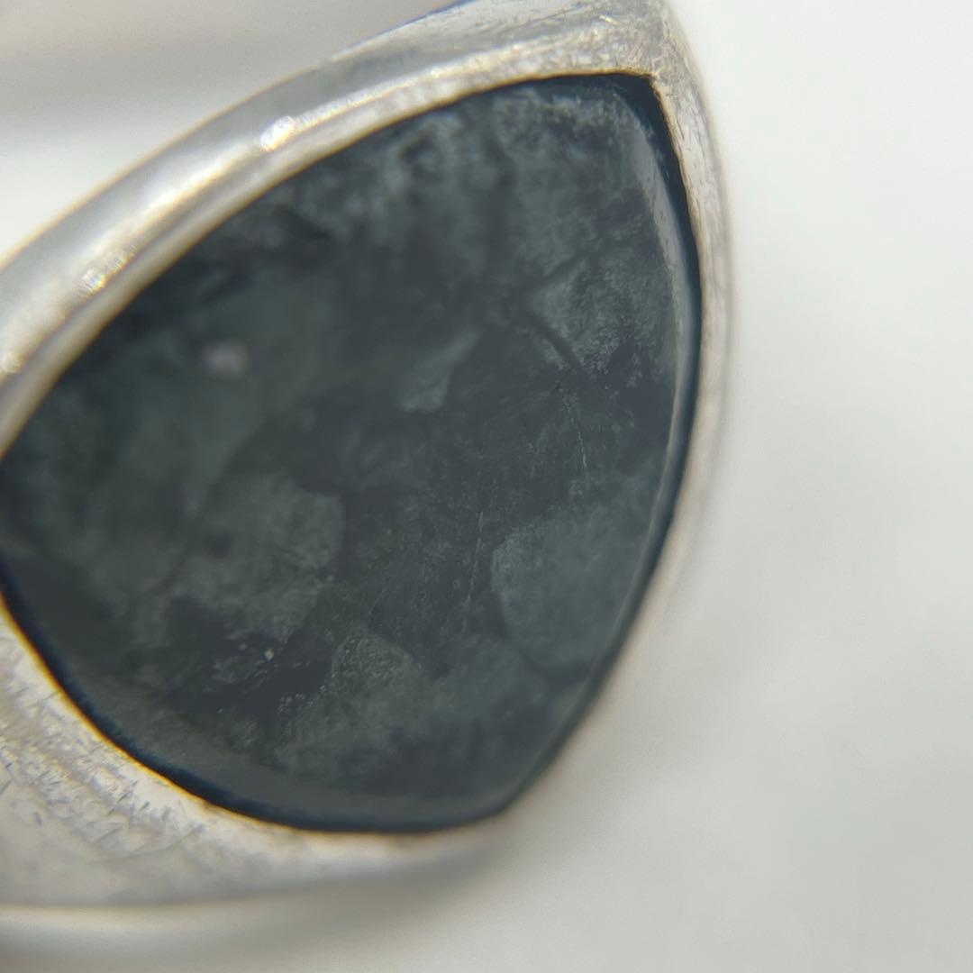 トムウッド TOMWOOD シールド グリーンマーブルリング 21号 SV925